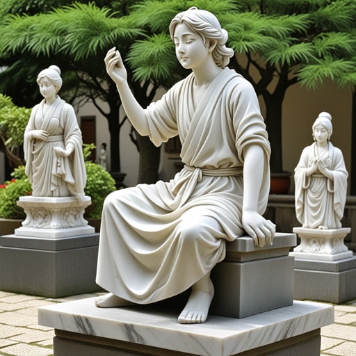 在一个小镇上,住着一位以精美大理石雕像闻名的雕塑家。一天,他接到委托,要在镇广场上创作一座雕塑。在他工作的过程中,镇上的人们惊叹地看着无生命的石头变成美丽的雕像。雕塑家的奉献和技艺不仅给小镇带来了欢乐,也将他的名字永远铭刻在他们的历史中。