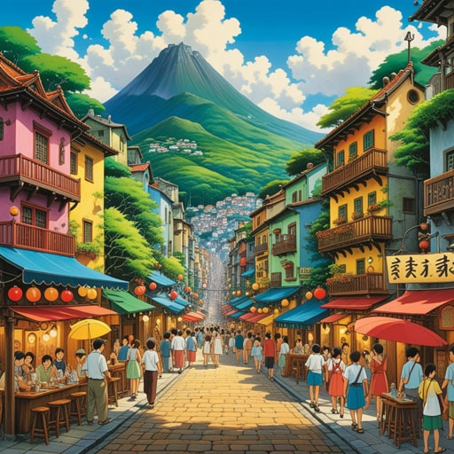 在一个小镇上,发生了一件轰动的事件。一位当地艺术家创作了一幅画,这幅画非常非凡,吸引了来自四面八方的人群。画中充满了鲜艳的色彩,描绘了一个既神秘又迷人的场景。这幅轰动的艺术作品不仅为艺术家带来了名声,还将这个小镇变成了一个热门的旅游目的地。