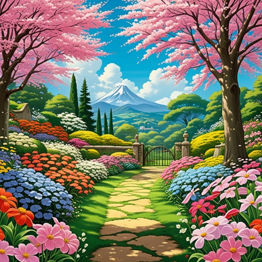 在花园中,花朵的萼片就像守卫一样,保护着里面的娇嫩花瓣。随着春天的到来,萼片慢慢打开,露出了花瓣鲜艳的颜色,花园顿时生机勃勃。
