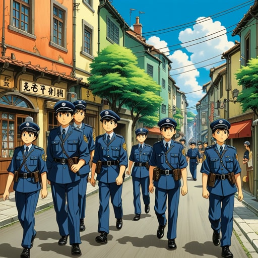在一个小镇上,有一位备受尊敬的警官约翰。他以其严格的纪律和公正的判断而闻名。一天,发生了一起重大犯罪事件,所有人都指望约翰警官提供指导。凭借他迅速果断的行动,他带领警察团队迅速破案,恢复了小镇的和平。