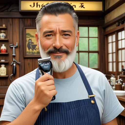 在一个小镇上,有一位技艺高超的理发师名叫杰克。杰克的电动剃须刀以其精确和顺滑而闻名。一天,一位著名的演员来到镇上,需要在大型首映式前快速剃须。杰克的迅速而娴熟的剃须不仅给演员留下了深刻的印象,也让这家小理发店声名鹊起。