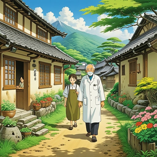 在一个小村庄里,住着一个以骨瘦如柴著称的老人。他的外表是由于多年的艰苦劳动和营养不良造成的。一天,一位好心的医生访问了这个村庄,并为老人提供了医疗援助。在适当的照顾和营养下,老人逐渐恢复了健康,不再显得骨瘦如柴。