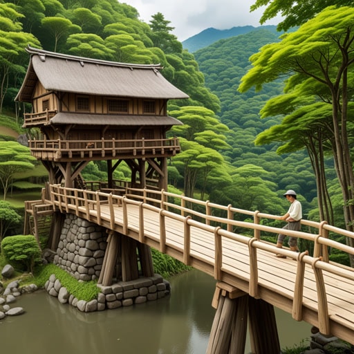 在一个小村庄里,有一个名叫杰克的年轻人,他以木工技能出众而闻名。一天,村庄需要一座新桥,而杰克是唯一有足够技能建造它的人。利用他的技能,他制作了一座既美观又坚固的桥,连接了村庄的两边。村民们对他的技能感到惊讶,并感谢他的贡献。
