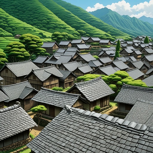 在一个小村庄里,有一座带有美丽石板屋顶的老房子。一天,村庄决定提名一份候选人名单参加即将到来的选举。老房子的石板屋顶成为了传统和稳定的象征。村民们以石板屋顶为例规划他们的未来,确保新领导人有清白的记录。
