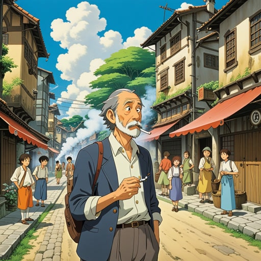 在一个小镇上,有一条严格的规定,禁止在公共区域吸烟。一天,一个名叫杰克的人在镇广场附近被抓到吸烟。镇长,一个不吸烟的人,决定利用这个事件作为契机,教育镇民关于吸烟的危害。杰克意识到自己的错误,成为了倡导无烟环境的倡导者,小镇最终以其清新的空气和健康的生活方式而闻名。