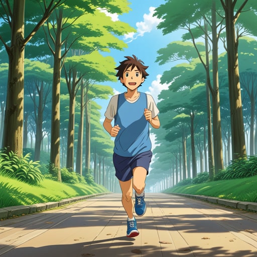 从前,有一个热爱跑步的年轻运动员叫亚历克斯。每天早上,他都会穿上他最喜欢的运动鞋在公园里慢跑。一天,在马拉松比赛中,他的运动鞋帮助他达到了个人最好成绩。他的运动鞋的舒适和支持是他成功的关键,这让他更加珍惜一双好的运动鞋。