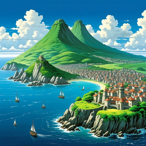 从前,一群探险家决定向南旅行,寻找一座传说中的城市。当他们向南行进时,他们遇到了各种各样的地形和文化,每一个都比上一个更加迷人。他们的旅程漫长而充满挑战,但发现这座城市的承诺使他们保持动力。最终,他们到达了地图最南端,在那里他们找到了那座城市,正如传说中所描述的那样。