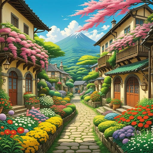 在一个小镇上,东南角有一个美丽的花园。这个花园以其独特的花朵而闻名,这些花朵只在东南气候中盛开。一天,一位路过的旅行者被花园的美丽所震撼,决定在这个小镇定居,被小镇东南部分的迷人魅力所吸引。