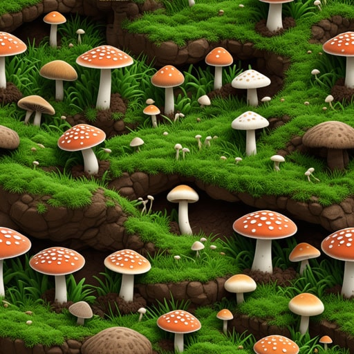 在一片茂密的森林中,一个小蘑菇决定释放它的孢子。每一个孢子,就像一个小小的探险家,随风启程。其中一个孢子落在了一块肥沃的土壤上,它在那里长成了一个新的蘑菇,继续着生命的循环。