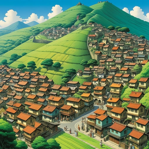 在一个小镇上,社会的分层很明显。富人住在山上,中产阶级住在市中心,穷人住在郊区。一天,一项新政策被引入,旨在减少这种分层并促进平等。这项政策促使教育和工作机会发生变化,逐渐模糊了分层的界限。