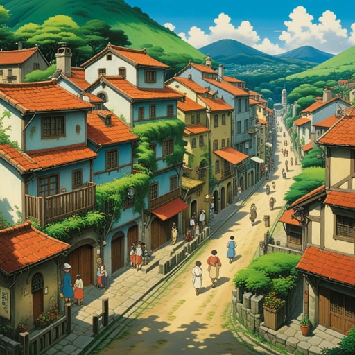 从前,有一个小镇以其平凡的景色而闻名。一天,一位年轻的艺术家搬到了这个小镇,并决定从最高的山上画出风景。当他揭开画作时,镇上的人们对他所捕捉到的惊人美景感到惊讶。这幅画变得有名,小镇因艺术家的视角而永远改变了。