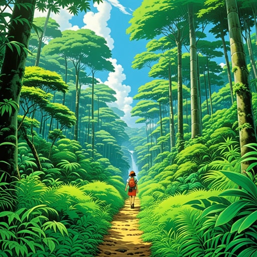 在亚热带地区,天气总是宜人。一天,一群探险家冒险进入了茂密的亚热带森林。丰富的生物多样性促使他们对该地区进行了广泛的研究。他们发现了许多在温和湿润条件下繁衍生息的独特物种,使他们的探险成为一项重要的科学发现。