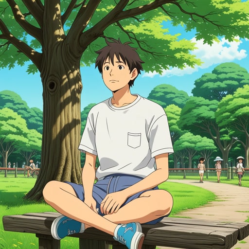在炎热的夏天,约翰决定在公园里慢跑。几圈后,他感觉到衬衫贴在了皮肤上,脸上满是汗水。他意识到自己出汗了,需要休息一下。坐在树下,他用一块手帕擦了擦脸,感受着凉风慢慢吹干他出汗的身体。