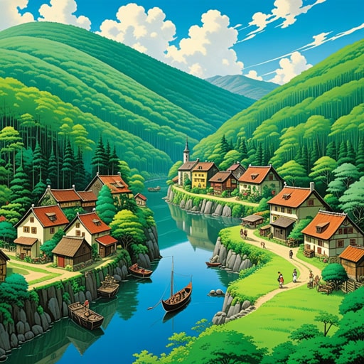 从前,在瑞典这片土地上,有一个以美丽湖泊和森林著称的小村庄。村民们与自然和谐共生,生活简朴却充实。一天,一位远方的旅行者来到这个村庄,被瑞典宁静的美景所震撼。他决定留下来向村民学习,最终成为了他们中的一员。这个故事展示了瑞典的魅力和吸引力,一个以其自然壮丽景色征服人心的国家。