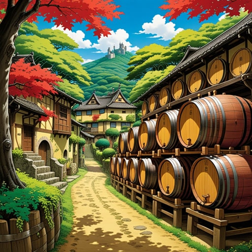 在一个小村庄里,有一位著名的酿酒师名叫约翰。约翰以其独特的红酒而闻名,这种红酒单宁含量高。一天,一位访客问约翰为什么他的酒味道如此特别。约翰解释说,从橡木桶中提取的单宁赋予了酒丰富的风味和深色。这一知识使访客对酿酒的复杂性有了更深的欣赏。