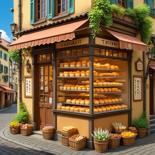 在一个小村庄里,有一家以诱人的糕点闻名的面包店。每天早晨,新鲜烘焙食品的香味会飘散在街道上,吸引着每一个路过的人。一天,一位旅行者被这诱人的香味吸引,走进了面包店,并对这里琳琅满目的美味糕点感到惊讶。他买了一盒糕点与朋友们分享,他们对这些诱人的味道同样印象深刻。