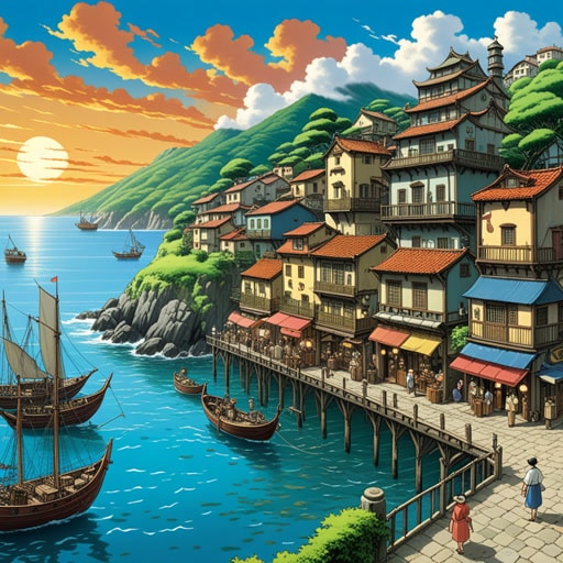 在一个沿海小镇,当地的商人们担心新实施的进口商品关税。高额的关税意味着他们的商品价格会更高,这可能会减少销量。然而,一位聪明的商人找到了与海关办公室谈判降低关税的方法,使他能够保持价格竞争力并使生意兴隆。
