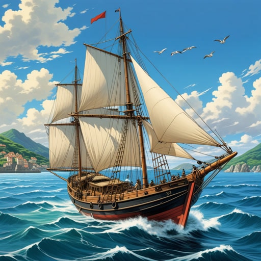 在一个小港口,一个名叫杰克的船员正在为一场比赛准备他的船。他需要确保每根绳子和帆都是绷紧的。当他拉紧最后一根绳子时,风力增强,船只向前冲去。紧绷的帆完美地捕捉了风,推动杰克的船赢得了胜利。