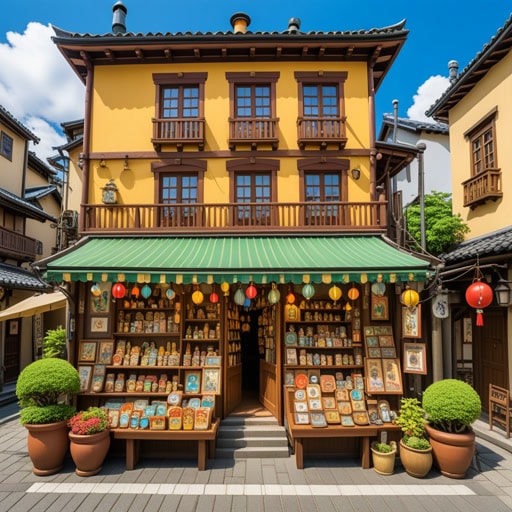 在一个小镇上,有一家以出售俗丽物品而闻名的商店。一天,一位游客走进商店,被那些色彩鲜艳但廉价俗丽的装饰品吸引。他买了几件俗丽的纪念品,认为这些会是有趣的礼物。然而,当他回家并向朋友们展示这些物品时,大家都认为这些物品质量差且缺乏品味。