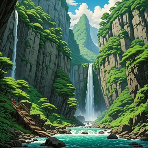 在广阔的荒野中,探险家们面对着各种地形。从茂密的森林到岩石山脉,每种地形都有其独特的挑战。一天,他们遇到了一个特别危险的地形,充满了陡峭的悬崖和深谷。然而,这片地形却引导他们找到了一个隐藏的瀑布,那是一处令人惊叹的美景。