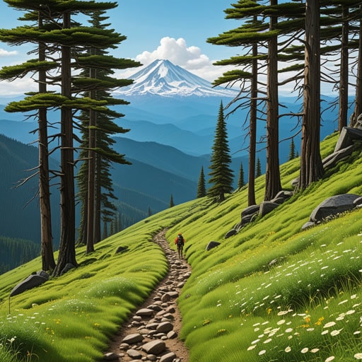 在高山上,树木线标志着树木因恶劣条件无法继续生长的界限。一天,一群徒步旅行者到达了树木线,惊叹于下面茂密森林与上面荒凉景观之间的鲜明对比。这次经历促使他们更加欣赏自然的韧性以及生态系统的微妙平衡。