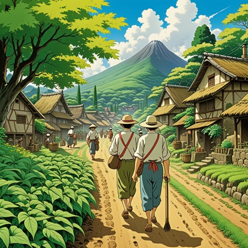 在一个小村庄里,烟草贸易是主要收入来源。农民们辛勤工作,种植最好的烟叶。一天,一个神秘的旅行者到来,提供了一种新型烟草种子。村民们种下了它,新烟草迅速生长,给村庄带来了繁荣。旅行者的提示成为了村庄经济的一个转折点。