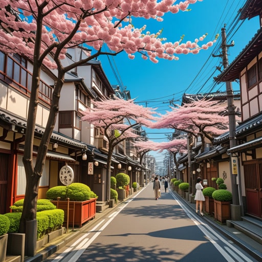 在东京,这个以繁忙街道和科技创新闻名的城市里,住着一个年轻的创造者,名叫健。健对东京所提供的古老传统与未来科技的融合感到着迷。一天,受到樱花的启发,他发明了一种装置,可以全年模拟花开的美丽。他的发明迅速流行起来,健的名字在整个东京被传颂。