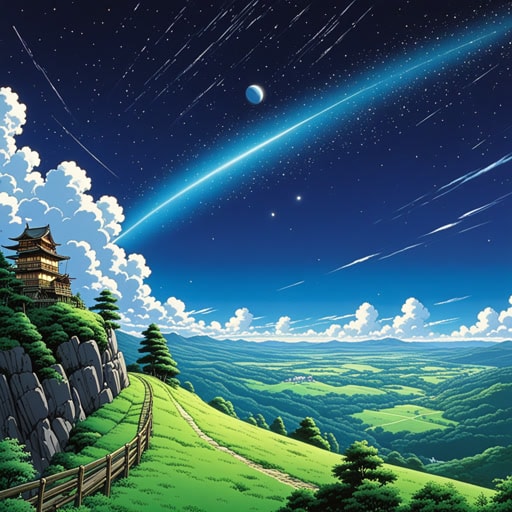从前,一位名叫亚历克斯的科学家正在研究一颗彗星的轨迹。他精确计算了它的路径,预测了它在天空中的下一次出现。一天晚上,当他看着彗星沿着轨迹划过天空时,他感到了与宇宙的深刻联系。这次经历不仅加深了他对天体力学的理解,还激发了他进一步探索太空奥秘的灵感。