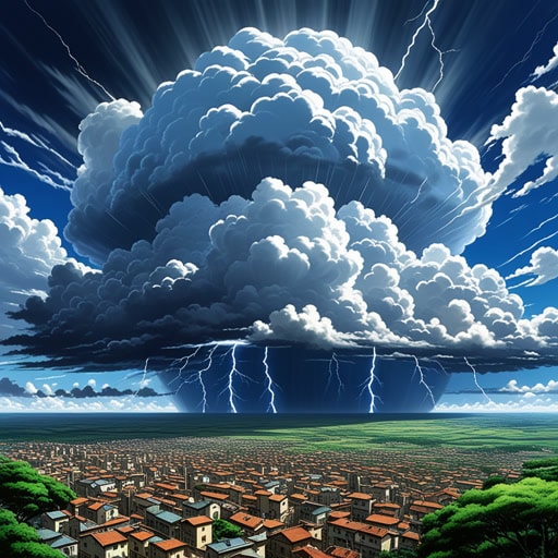 在地球广阔的大气层中,对流层是一个动态的层次,天气模式在这里诞生。这是云形成和风暴酝酿的地方,塑造了我们每天经历的雨和阳光。想象一下,对流层突然的变化带来了一场壮观的雷暴,以其强大的闪电和雷声展示吸引了所有人的注意。
