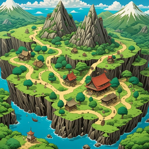 从前,一位魔术师有一张特殊的地图,它被完全折叠起来了。为了揭示秘密宝藏,他需要小心地展开地图。每当他展开一层折叠,地图就显示出通往宝藏的更清晰路径。最终,地图完全展开后,魔术师开始了他的冒险之旅。