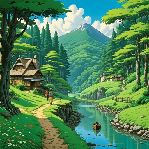 从前,有一个名叫杰克的流浪者。他漫游乡间,从不长时间停留在一个地方。一天,他偶然发现了一个隐藏的山谷,那里宁静而美丽。这一发现促使他定居下来,告别了他的流浪生活。