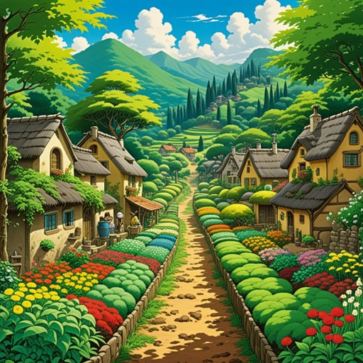 在一个小村庄里,有一个以植物生长茂盛而闻名的花园。每年,村民们都会聚集起来,观赏那些似乎毫不费力就能茂盛生长的植物。有一年,一位年轻的植物学家访问了这个村庄,并对花园的植物生长状态感到惊讶。他研究了土壤和气候,发现独特的营养和阳光组合为这种旺盛的生长创造了完美的环境。