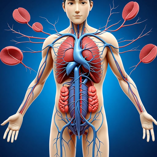 在一家医学实验室里,研究人员正在研究人体的静脉系统。他们发现静脉血携带着重要的营养物质和氧气到身体的各个部位。这一发现促使他们开发了治疗循环系统疾病的新疗法,这可能挽救许多生命。