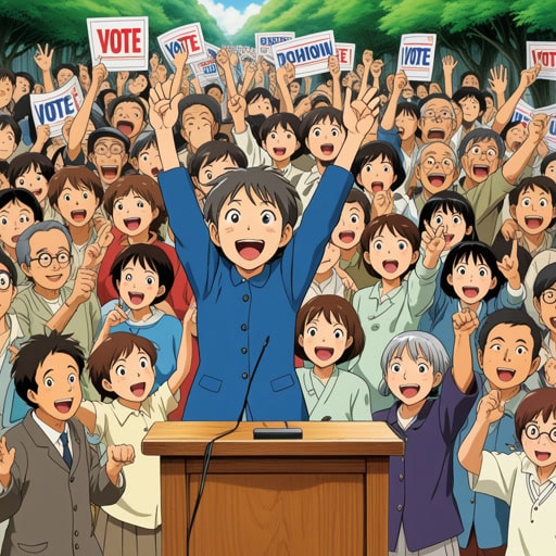 在一个小镇上,选举日即将到来。所有的选民,被称为‘voter’,都兴奋地行使他们的民主权利。在那天,每位选民都投下了自己的一票,为小镇的集体决策做出了贡献。选民们迅速而热情的参与使得选举取得了成功。