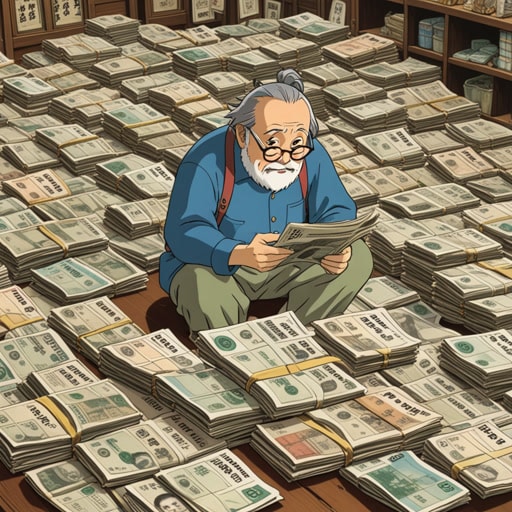 在一个小镇上,有一位老人喜欢收集旧报纸。一天,在整理他的收藏时,他发现了一卷紧紧卷起的旧报纸。出于好奇,他展开了报纸,发现里面藏有一卷现金。这个意外的发现不仅给他带来了快乐,还帮助他还清了一些债务。