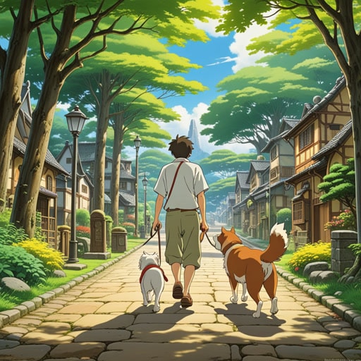 在一个小镇上,有一位名叫约翰的老人,他是镇上最有名的步行者。每天早晨,他都会用助行架支撑着,带着他的狗在公园里散步。一天,一个年轻人向约翰发起了一场步行比赛,认为他可以轻易获胜。出乎所有人意料的是,约翰用他的助行架跟上了年轻人,给他上了一课关于坚持和决心的重要性。