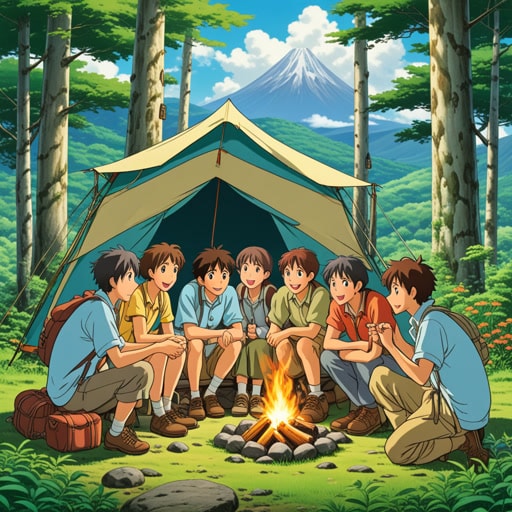 从前,一群朋友去露营。他们被告知要自给自足,照顾好自己。小组的每个成员都必须做出贡献,确保每个人的需求都得到满足。他们学会了在团队合作和自力更生中“yourselves”的重要性。